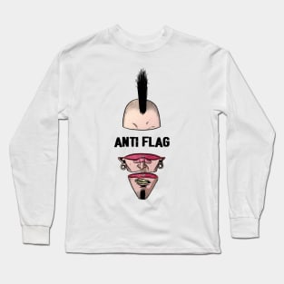 Punk Man Anti Flag Long Sleeve T-Shirt